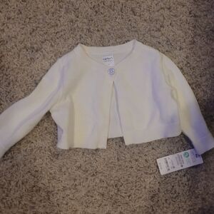 Target White Kids Cardigan